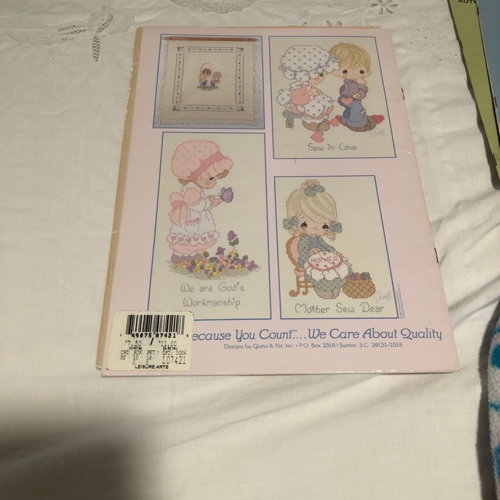 Precious moments Cross-Stitch Pattern book
Vintage